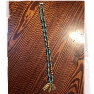 SILPADA TURQOUISE AND GOLD NECKLACE